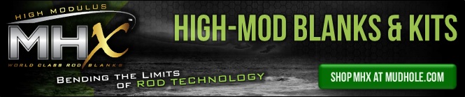 Product Review MHX High-Mod Rod Blanks Ad
