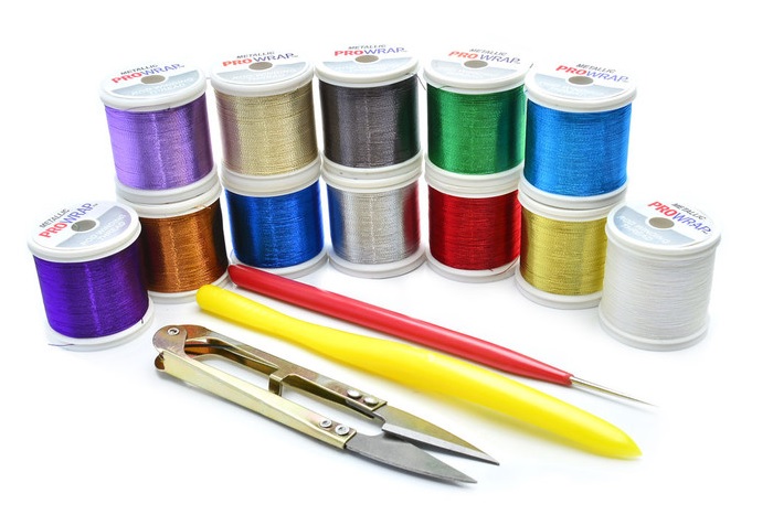 Step 1 Choose your Thread. (Pictured is the Trim Band Creation Kit from MudHole.com - click on picture to go to store!)