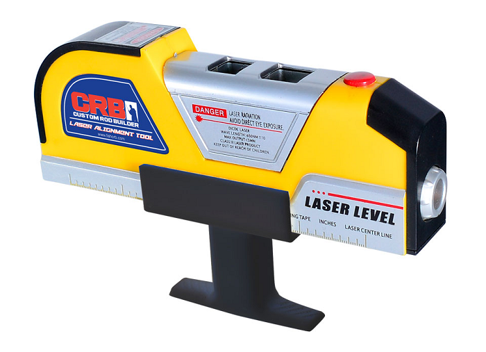 The CRB Laser Alignment Tool is perfect for aligning your guides and will mount directly onto your reel seat.