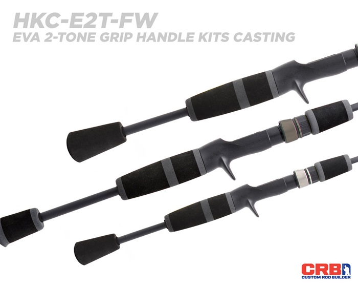 EVA Handle Split Cork Grip Reel Seat Fishing Baitcasting Rod Building Repair Kit 